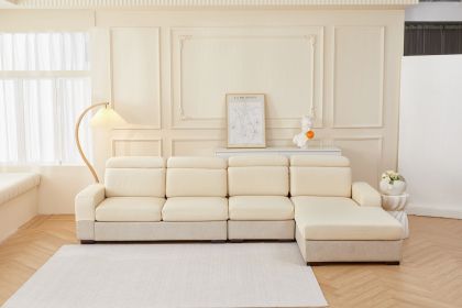 Elastic sofa cover, waterproof universal all inclusive sofa cushion, all season universal anti slip sofa hat (Color: Waffle beige, size: Backrest S)