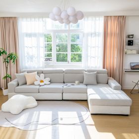 Sofa cover, all inclusive, all-in-one, all season universal, seat cushion, anti cat scratch, Nordic cover cloth, cross-border wholesale sofa hats (Color: Z-word Light gray, size: Backrest S)